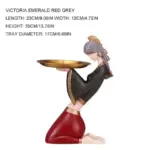 Tray Girl Sculpture Decorfaure
