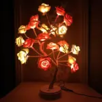 Tree Shaped LED Lamp Bonsai Style 24leds rose flower DIY USB Night Light Touch Switch Control 4d0f5cc1 72a3 4576 9d0b e883da9a2960