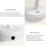 Tree Shaped LED Lamp Bonsai Style 24leds rose flower DIY USB Night Light Touch Switch Control 5cfffb91 25e9 499b 9aa9 c34c8677c1d4