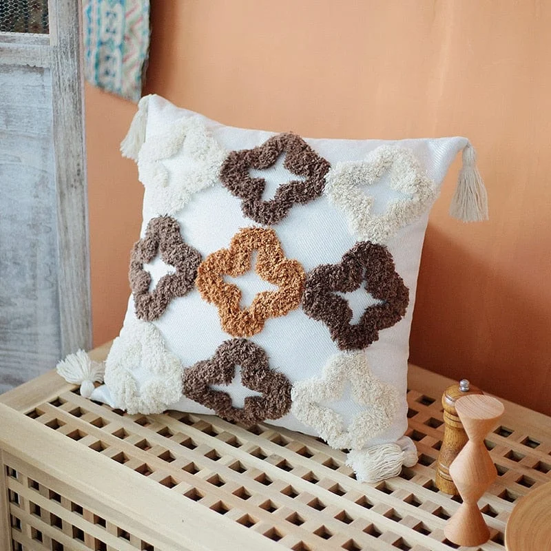 Tribal Cushion Cover Brown Home Decoration Pillow Cover 30x50cm 45x45cm Tufted Geometric For Sofa Bed Chair 2e97b4a2 Eb19 4407 8025 D60968fe4ee9