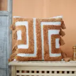 Tribal cushion cover Brown Home Decoration Pillow Cover 30x50cm 45x45cm Tufted Geometric for Sofa Bed Chair f9fe3a9c 42a9 4412 890b 20b5cbb5dc9c