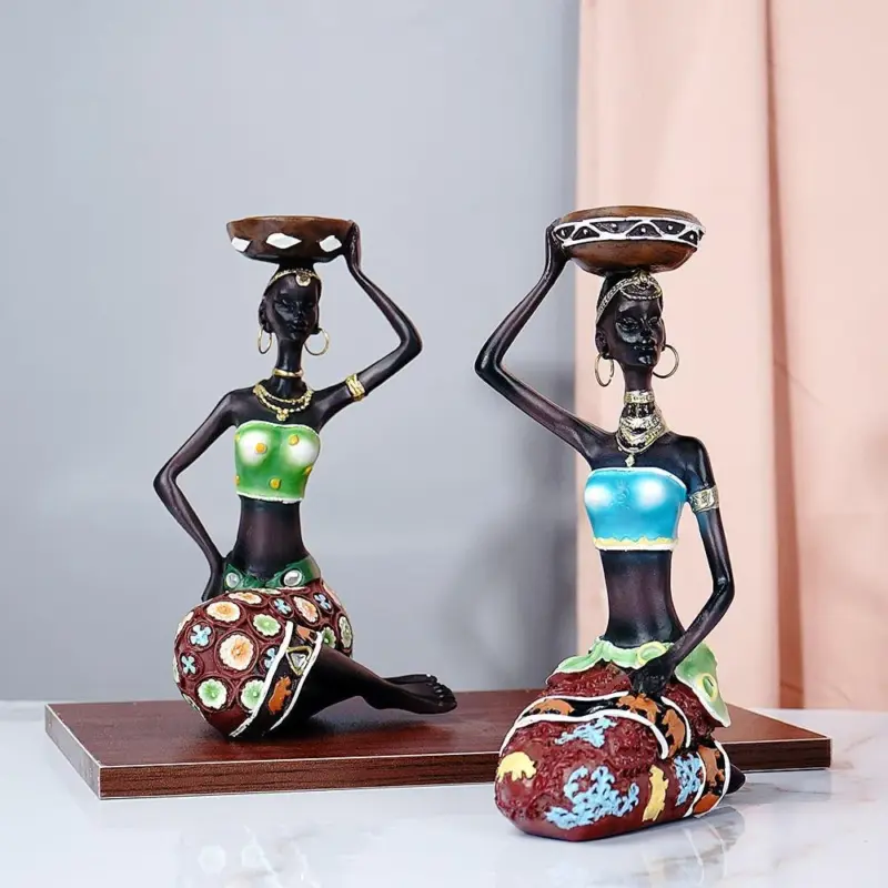 TribalAfricanCandleHolder Homeko3