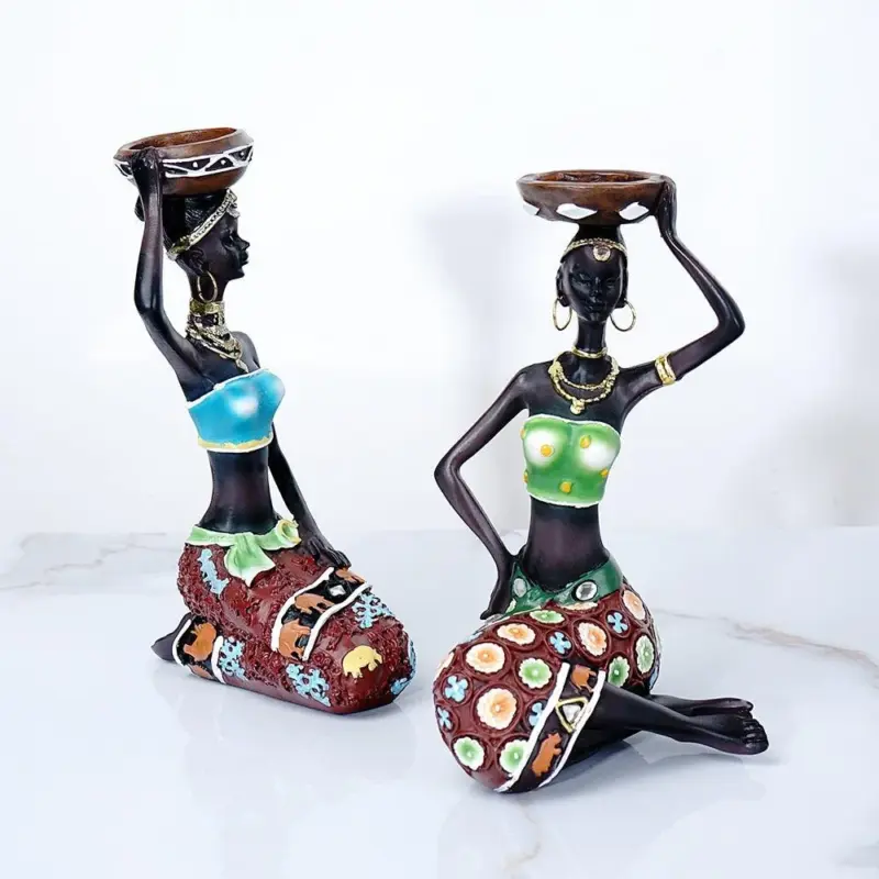 TribalAfricanCandleHolder Homeko4