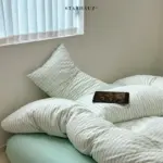 TurqoiseRetroStripsBeddingSetDuvetCoverDormRoom03 TurqoiseRetroStripsBeddingSetDuvetCoverDormRoom03