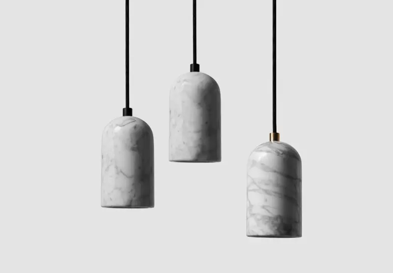 U Concrete pendant