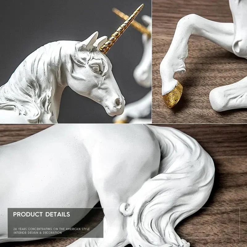 Unicorn Decorative Sculpture - ISTANBULLU LTD