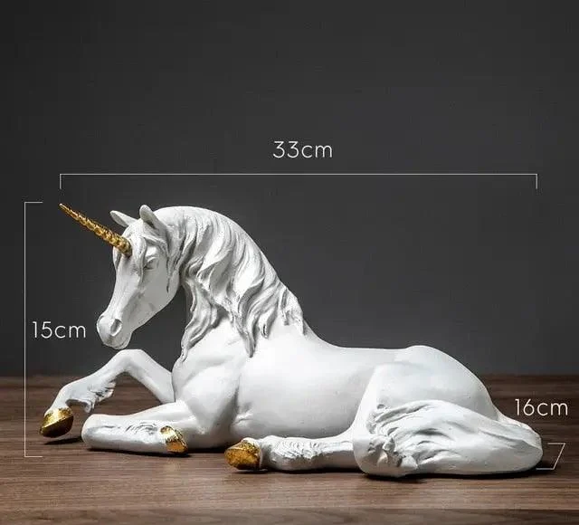 Unicorn Decorative Sculpture - ISTANBULLU LTD