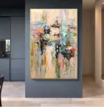 Utopian World Handmade Painting Decorfaure