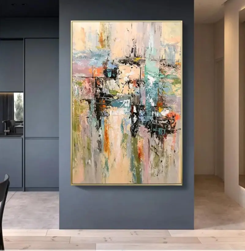 Utopian World Handmade Painting Decorfaure