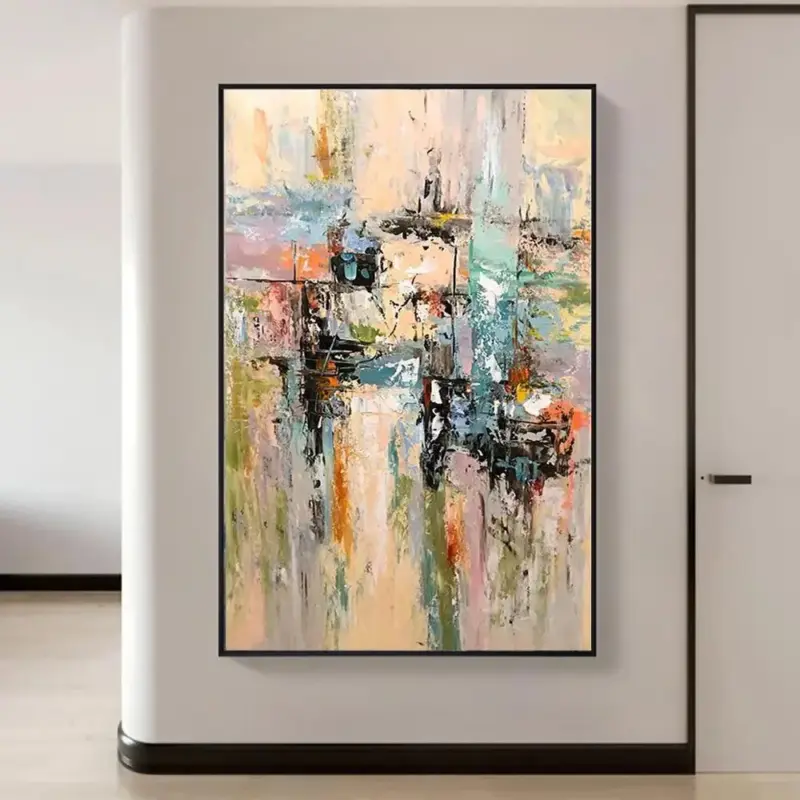 Utopian World Handmade Painting Decorfaure