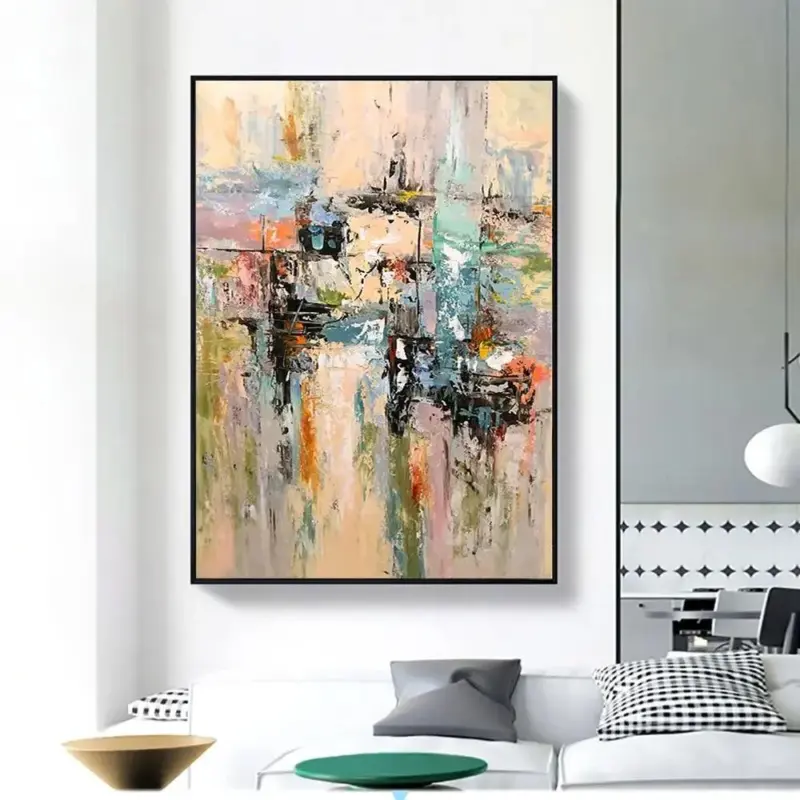 Utopian World Handmade Painting Decorfaure