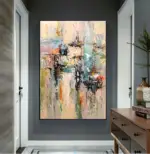Utopian World Handmade Painting Decorfaure