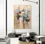Utopian World Handmade Painting Decorfaure