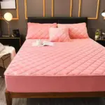 Velvet Thicken Quilted Mattress Cover Solid Color Quilted Bed Fitted Sheet Queen King Double Bed Cover.jpg 640x640 6dbe32b0 9fe0 40c9 b28d 18a892e10cff