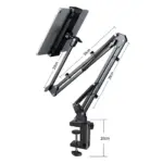 Verstelbaar Bed Tablet Stand Luie Beugel Aluminium Arm Bureausteun Voor Ipad Pro Mini 4 13 Inch.jpg
