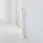 Vertical Five Rings Floor Lamp Unique Modern Lighting for Home Decor