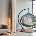 Vertical Five Rings Floor Lamp Unique Modern Lighting for Home Decor