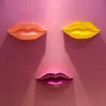 VibrantLipSculptureWallArt-Homeko2 VibrantLipSculptureWallArt Homeko2