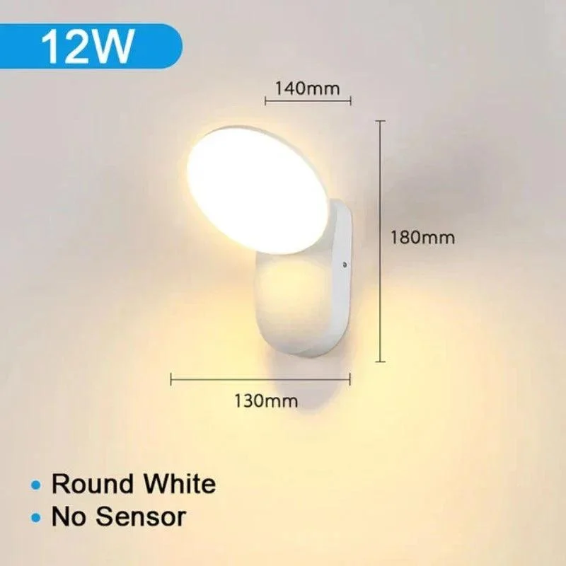 Vierkante Ronde Led Wandlamp Pir Bewegingssensor Waterdichte Buitentuinlamp 12w Ac85 265v Wandkandelaar Portieklicht.jpg 640x640 A9f2ae96 C69d 41c8 82ab B2a5d982bef9