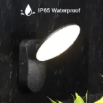 Vierkante Ronde Led Wandlamp Pir Bewegingssensor Waterdichte Buitentuinlamp 12W AC85 265V Wandkandelaar Portieklicht ea041218 4e35 4ff8 81c6 e79443e5d87f