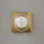 Vierkante Schotel Led Wandlamp Wandverlichtingsarmaturen Voor Slaapkamer Woonkamer Binnenbal In De Bal Glazen Wandkandelaar Voor Gang