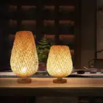 Vintage Bamboohandicraft Table Lamps Handmade bedroom bedside desk lights living room decor warm bamboo wood lamp b6da8d6f ea42 42e4 aef8 588bdd4d745e