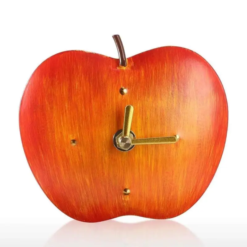 Vintage-Big-Apple-Wall-Clock-Attractive-Retro-Home-Decoration-5 Vintage Big Apple Wall Clock Attractive Retro Home Decoration