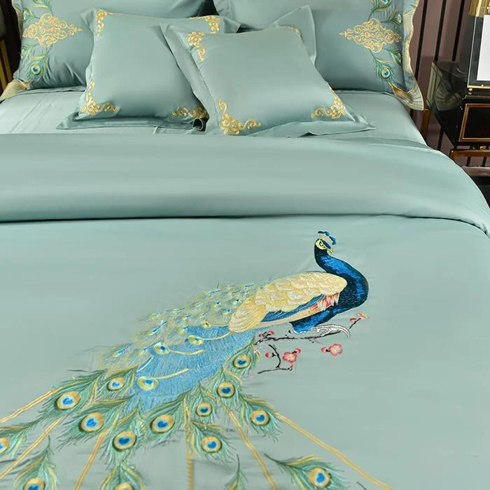 Vintage Chic Peacock Embroidery Comforter Cover Us Queen King Oversize 800tc Egyptian Cotton Soft Bedding Bed 700x Ac27641a 75af 4006 8f13 Adf61a93ef28