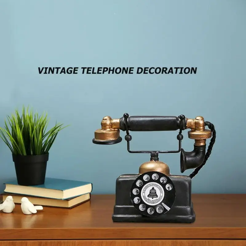 Vintage Creatieve Telefoon Model Antiek Ornament Ambachtelijke Huisdecoratie Kid Cadeau Uitstekend Vakmanschap Goed Duurzaamheid 7b9bb93a 2ec5 4e90 ba95 a41d3aae2f1d