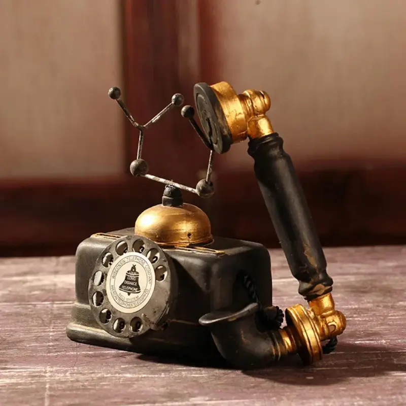 Vintage Creatieve Telefoon Model Antiek Ornament Ambachtelijke Huisdecoratie Kid Cadeau Uitstekend Vakmanschap Goed Duurzaamheid 9f39bb9a a8e6 46e9 8487 4b5d1f1ab230