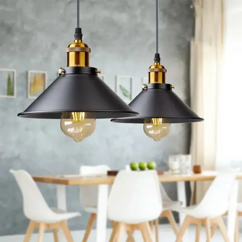 Vintage LED Retro Russia Pendant Lights Chandeliers iron Lampshade for Loft Kitchen Dining Bedroom Home Lighting 33c11f15 7fbc 4063 a5e8 dc364494316e