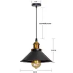 Vintage LED Retro Russia Pendant Lights Chandeliers iron Lampshade for Loft Kitchen Dining Bedroom Home Lighting 3c7ae887 e847 453c aef9 f21331a762d1