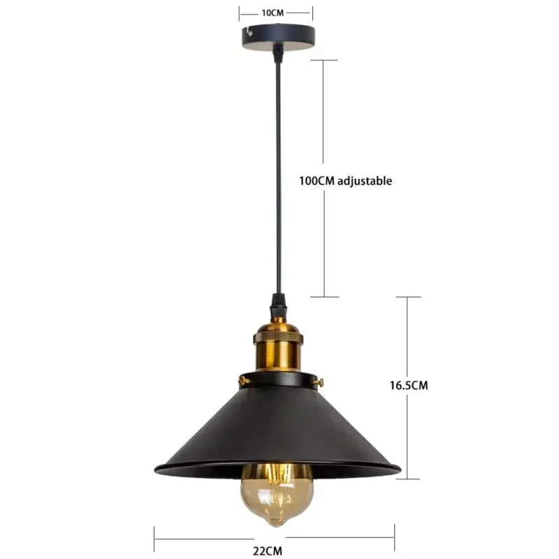 Vintage LED Retro Russia Pendant Lights Chandeliers iron Lampshade for Loft Kitchen Dining Bedroom Home Lighting 3c7ae887 e847 453c aef9 f21331a762d1