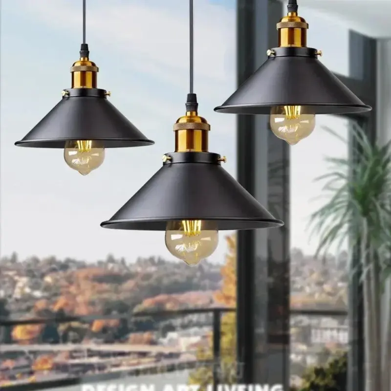 Vintage LED Retro Russia Pendant Lights Chandeliers iron Lampshade for Loft Kitchen Dining Bedroom Home Lighting 52b1a40a 7294 4203 8d68 05794a301b3a