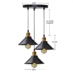 Vintage LED Retro Russia Pendant Lights Chandeliers iron Lampshade for Loft Kitchen Dining Bedroom Home Lighting a03ef487 a57a 4185 8e51 0fb8b392ee3f