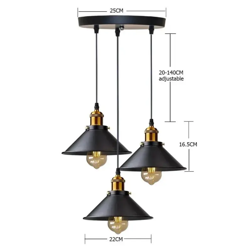 Vintage LED Retro Russia Pendant Lights Chandeliers iron Lampshade for Loft Kitchen Dining Bedroom Home Lighting a03ef487 a57a 4185 8e51 0fb8b392ee3f