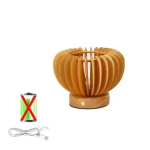 Wooden - Foldable Table Lamp