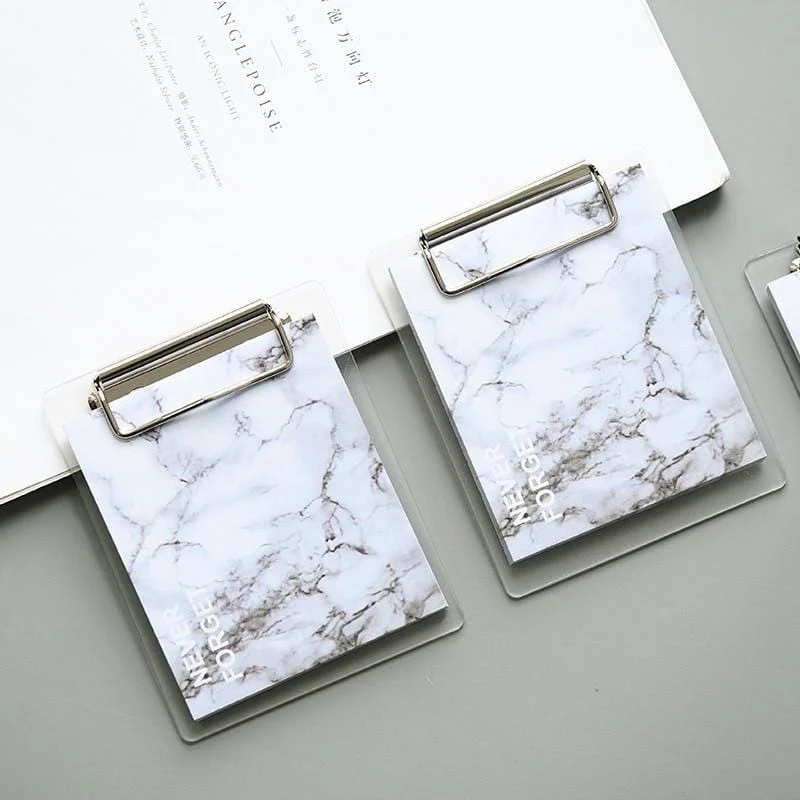 Vintage Marble Printing Pattern Memo Pad Sticky Notes Memo Portable Notepad With Acrylic Writing Board Clips F2a57f97 2221 4a7a Bb8e Cb7800b6b613