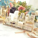 Vintage Metal Glass Tray Decorfaure