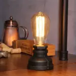 Vintage Retro Industrial Bronze Water Pipe Table Lamp Bar Bedroom Desk Table Lamp Fixtures Home Decor 43a18185 1c5b 45f9 a068 a2d1edf3ae60