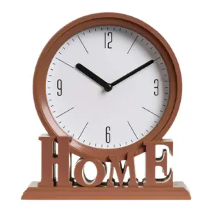Vintage Desk Clock - Silent Clock - Home - Table Clock - Decorative - 18.5x6x20.6cm