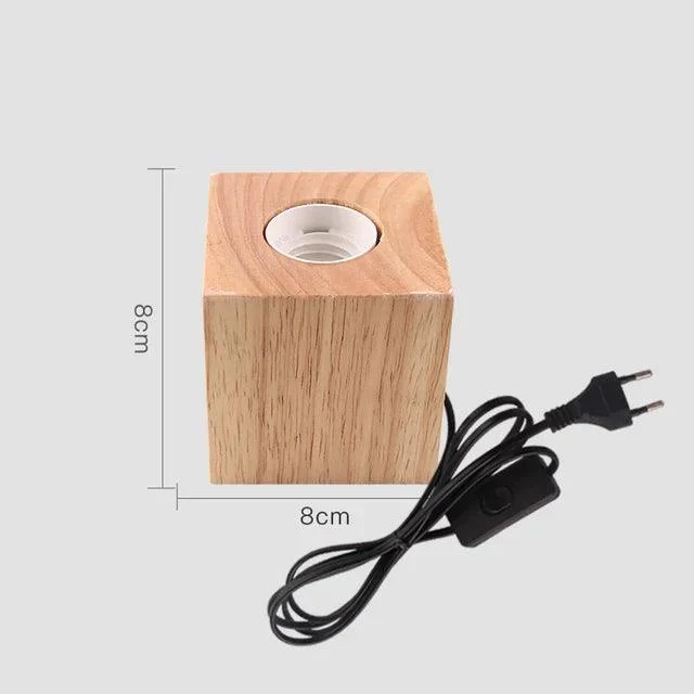 Vintage Table Lamp Base E27 Socket Wooden Beside Desk Lamp Holder Eu Plug Retro Wood Decoration.jpg 640x640 44a900e3 E370 456f Af0f 35fc84b06905