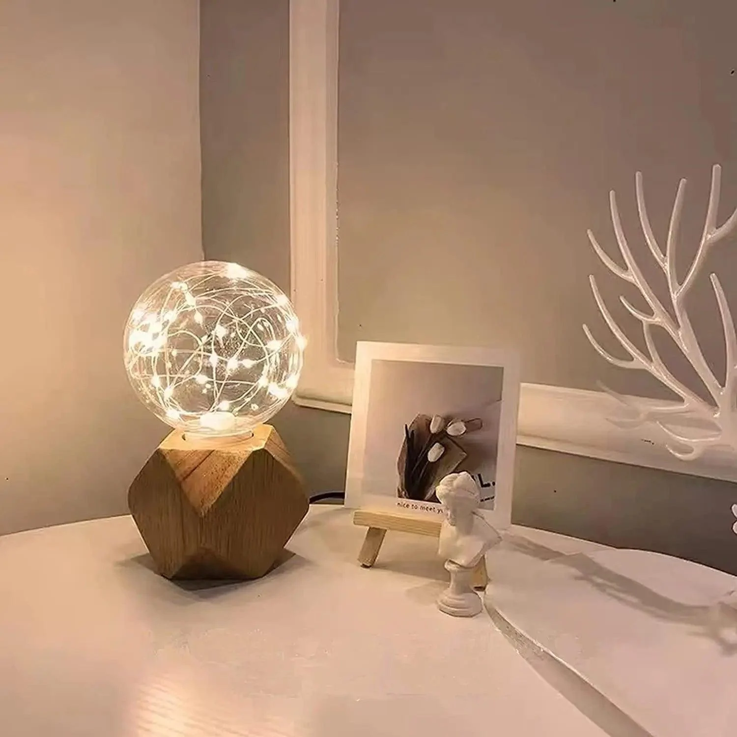 Vintage Table Lamp Base E27 Socket Wooden Beside Desk Lamp Holder Eu Plug Retro Wood Decoration 35b22d57 1dc9 4c7d B5b2 6f522a6bc2ba