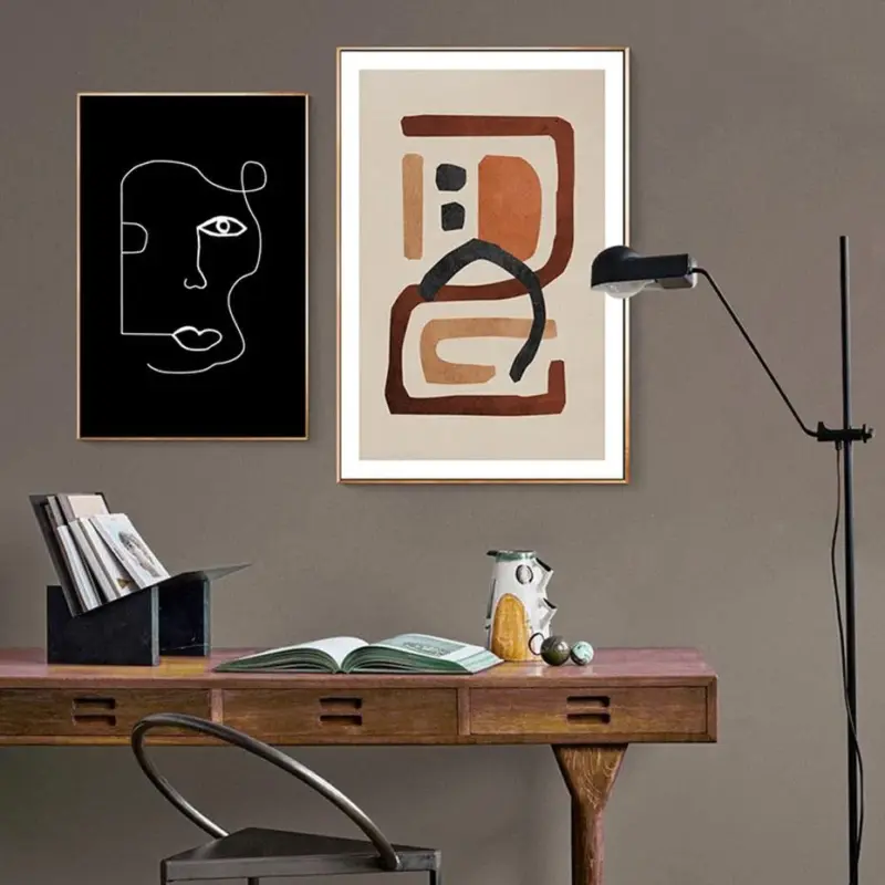 VintageAbstractFace Homeko1
