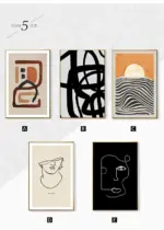 VintageAbstractFace Homeko4