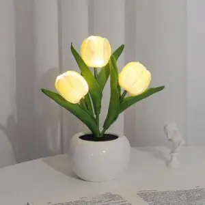 Vintage Aesthetic Tulip Table Lamp - ISTANBULLU LTD