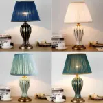 VintageAmericanaSchreibtischlampeNostalgischeEleganzinMarineblau4