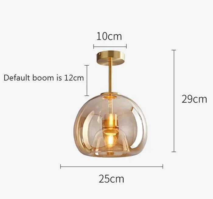 Vintagebubbleglassflushmountceilinglight Homdiy 1