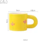 VintageCeramicFlowerCloudStripedCoffeeMugs