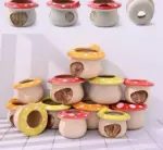 VintageCeramicMushroomPlanterPot